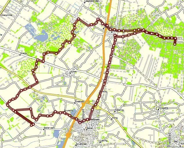 Fietsroute 1 afbeelding