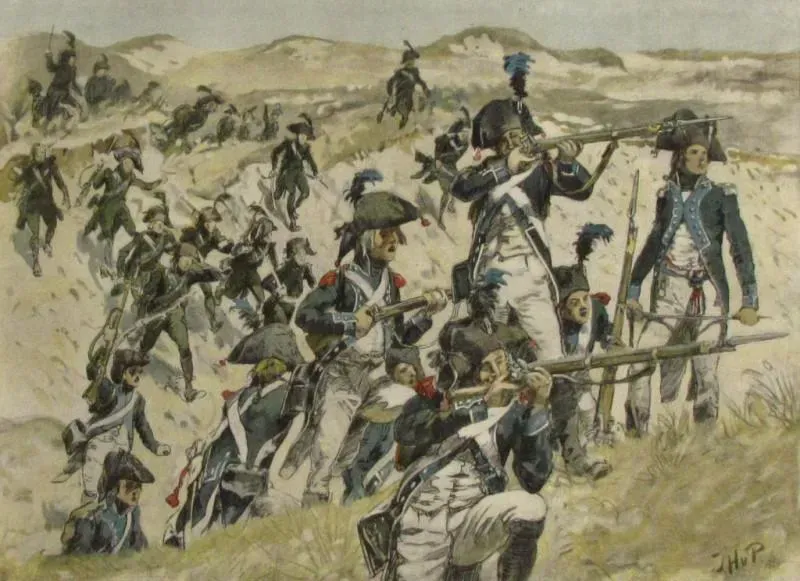 Nederlandse uniformen 1799 - plaat 1