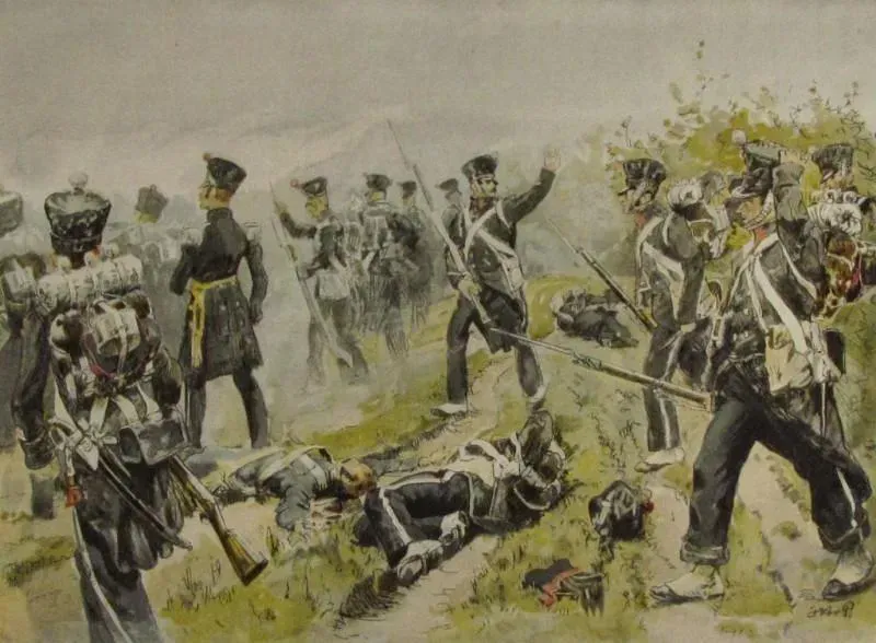 Nederlandse uniformen 1799 - plaat 3