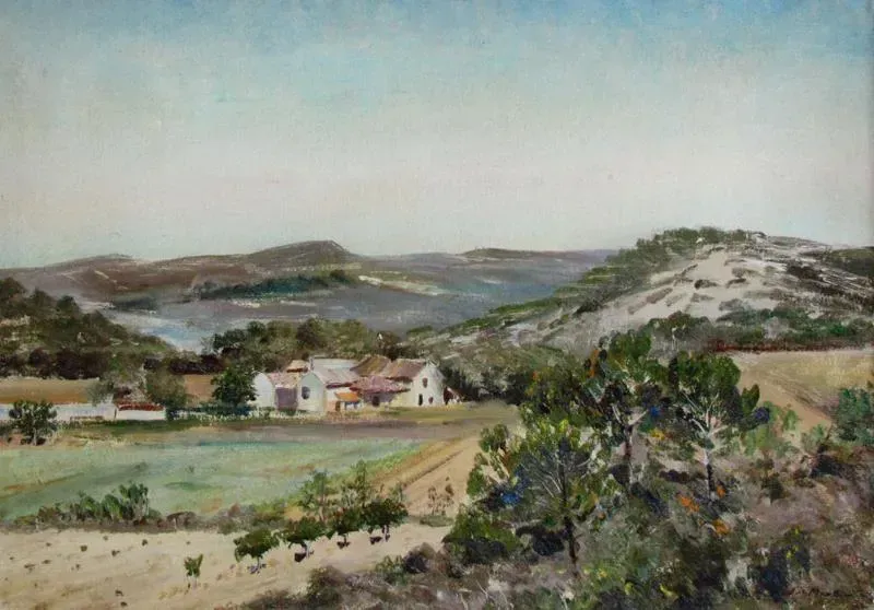 Berglandschap - Jan Jurriën Moolhuizen